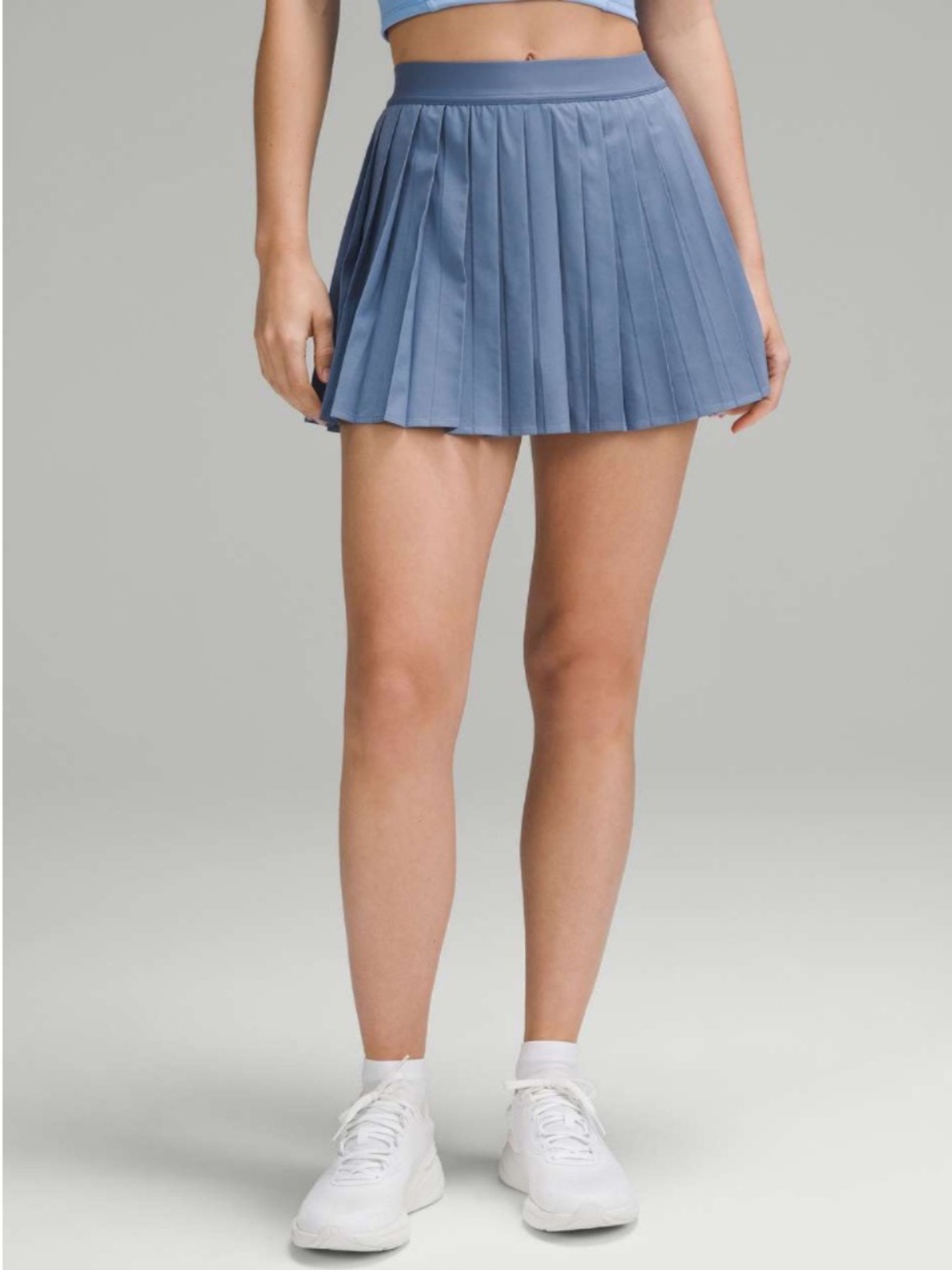 (4) Lululemon High-Rise Pleated Tennis Skirt Oasis Blue Small Pickleball